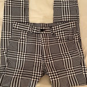 Checkered pants from Zara